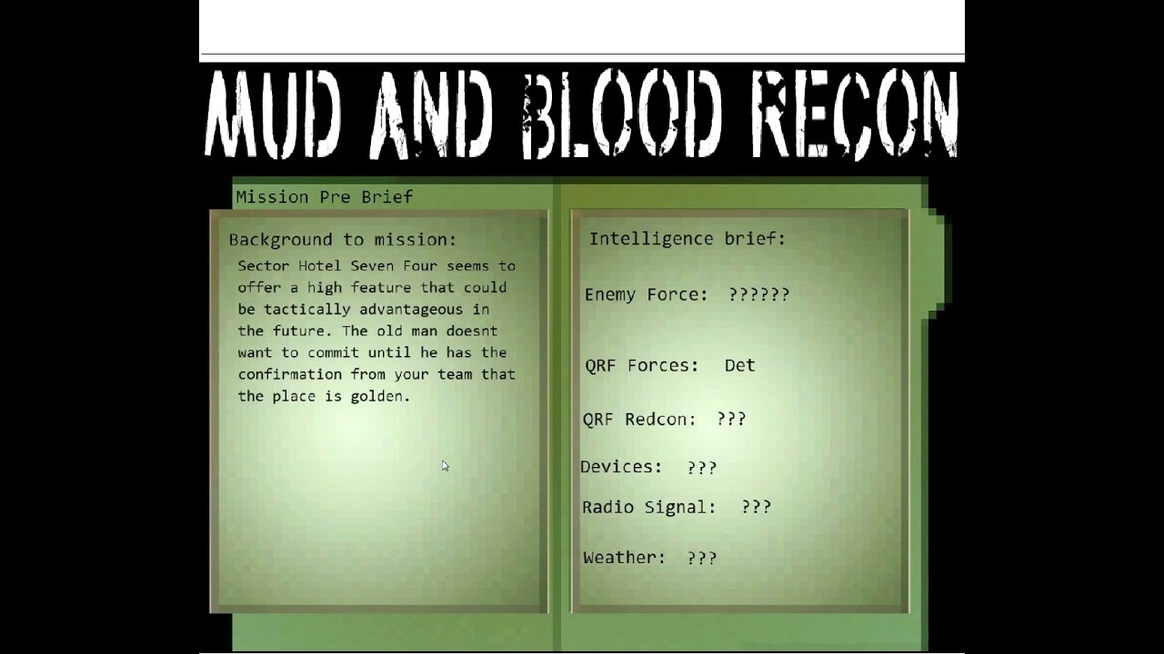 mud and blood recon unblocked
